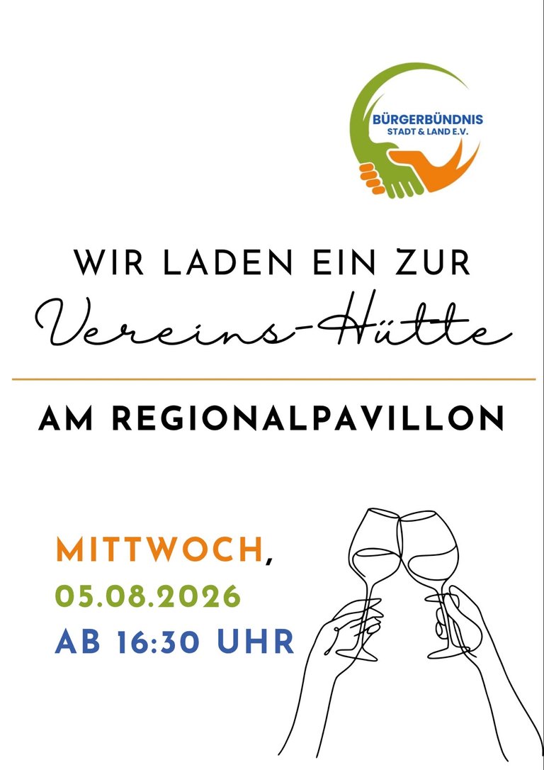 Flyer Vereinshütte 2026